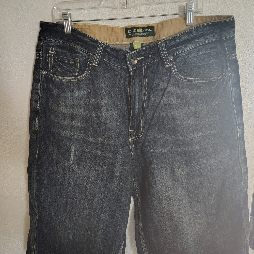 Ecko Unlimited Indigo Jean Shorts